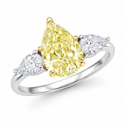 1.2ct Natural GIA certified yellow diamond Ring REF: 270 ID:7500