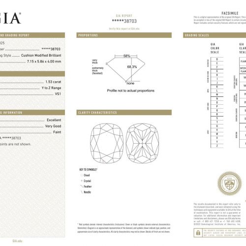 18 k Exclusive ring with 3 GIA certificates REF: 310 ID:10500