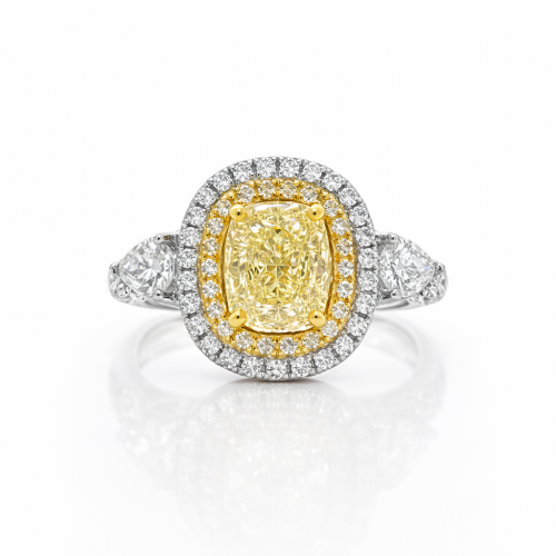 18 k Exclusive ring with 3 GIA certificates REF: 310 ID:10500