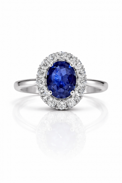 4 ct Natural Sapphire 14k Gold Ring ID:2200