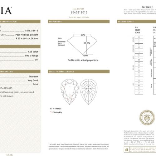 18k gold GIA Certified Natural Diamond Ring ID:125