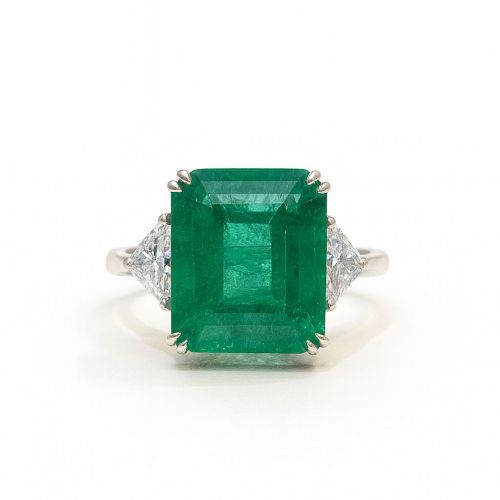 Emerald & Diamond Ring  REF:300 ID:7500