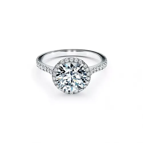 Round Brilliant Engagement Ring in gold