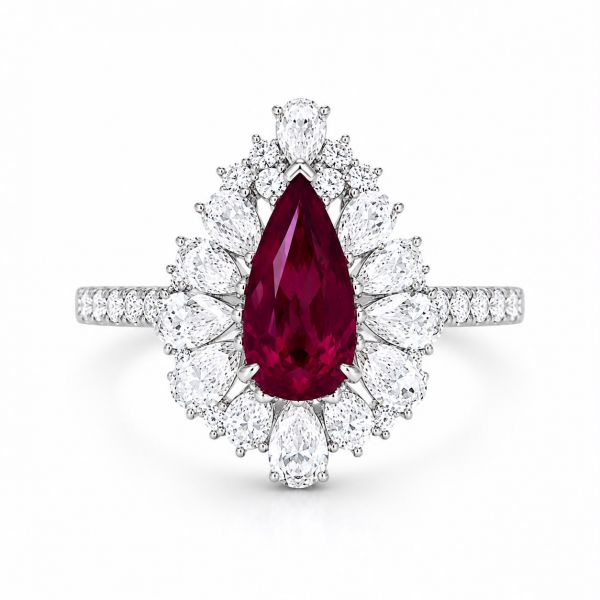 GRS Certified Investment grade natural ruby  Ring ID:25