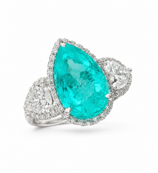 Exclusive Natural Paraiba Ring REF: 750 ID:40