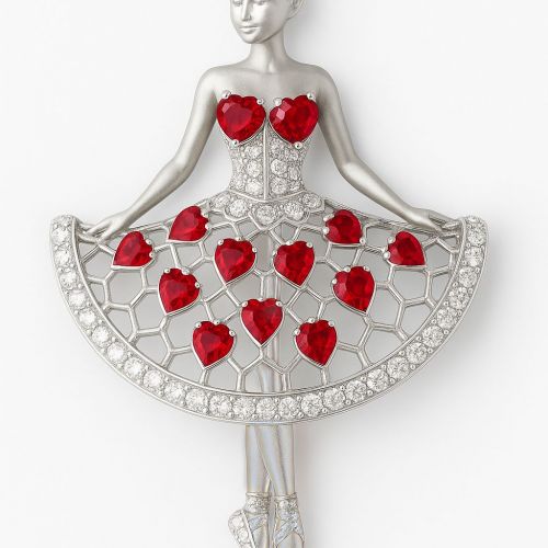 one-of-a-kind creation Exclusive Design Brooch