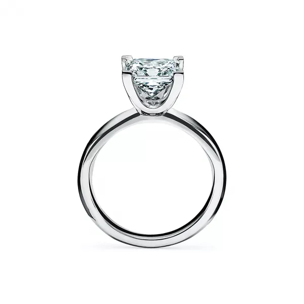 Princess-cut Diamond Engagement Ring in Platinum