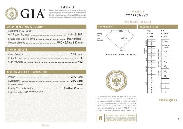 18 k Exclusive ring with 3 GIA certificates REF: 310 ID:10500